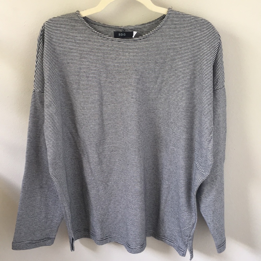 Urban Outfitters Black and White Striped Sweater